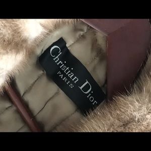 Vintage Fur Christian Dior coat - size L